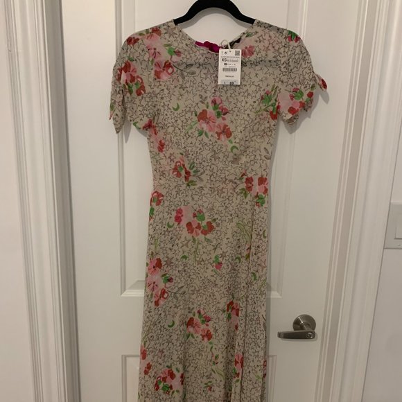 Zara NWT Midi Dress - Picture 3 of 4